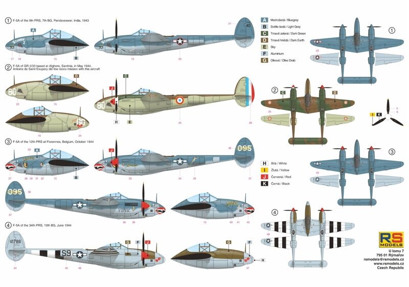 RS Models 92278 F-5A Lightning 1/72 – image 4