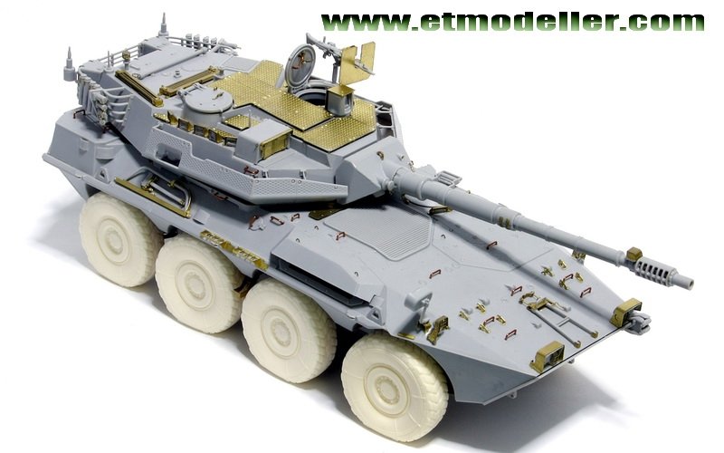 E.T. Model E35-006 Modern Italian B1 Centauro Tank Destroyer (For TRUMPETER 00386) 1/35 – imagen 2