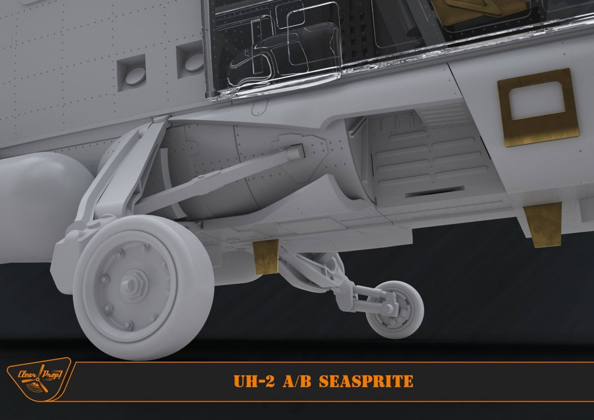 Clear Prop! CP72002 UH-2 A/B Seasprite ADVANCED KIT 1/72 – image 11