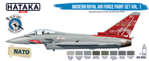 Hataka HTK-BS52 BLUE LINE – Modern Royal Air Force paint set vol. 1 8x17ml – imagen 2