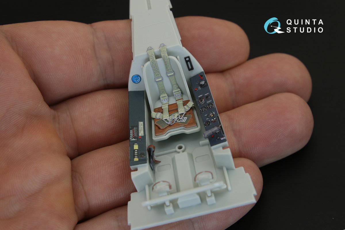 Quinta Studio QD32120 Fw 190 A-8/A-9 3D-Printed &amp;amp; coloured Interior on decal paper ( Revell ) 1/32 – imagen 5