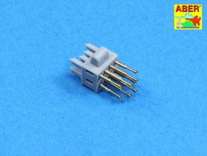Aber 200L-06 Set of barrels for one eight-barrelled two-pounder &amp;#39;pom-pom&amp;#39; A/A gun 1/200 – imagen 2