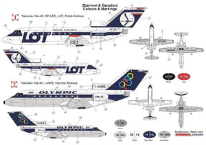 AZ Model AZ14422 Jak-40 LOT/Olympic 1/144 – immagine 2