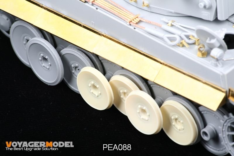 Voyager Model PEA088 Demeged Road Wheels for Tiger I Early Version (For DRAGON) 1/35 – imagen 2