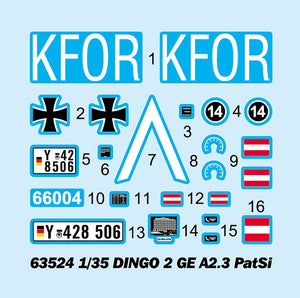 J&amp;#39;adore le kit 63524 DINGO 2 GE A2.3 PatSi 1/35 – image 3