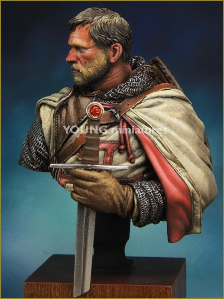 Young Miniatures YH1837 TEMPLAR KNIGHT 1/10 – immagine 4