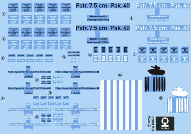 Das Werk DW16020 allemand 7,5 cm PaK40 (moyen/tardif) 1/16  – image 2