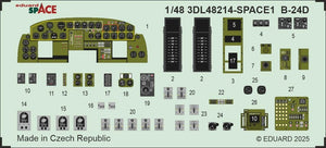 Eduard 3DL48214 B-24D SPACE Hobby Boss 1/48 – zdjęcie 2