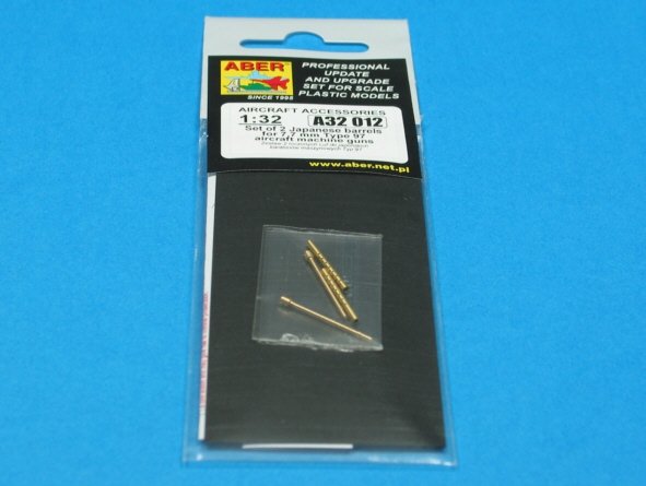 Aber A32012 Set of 2 barrels for Japanese 7,7 mm Type 97 aircraft machine guns 1/32 – Bild 6