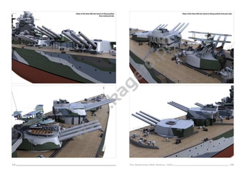 Kagero 16070 The Battleship HMS Rodney 1942 EN – imagen 4