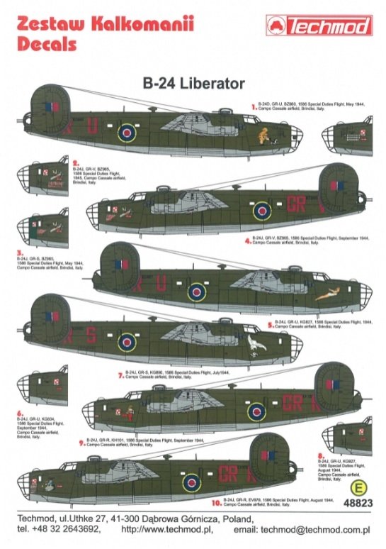 Techmod 48823 B-24 Liberator 1/48 – zdjęcie 4