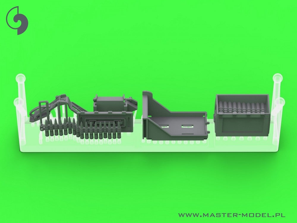 Master GM-35-073 Browning M2HB .50 cal (12,7mm) - do montażu na pierścieniu M49 (karetka D40721 / kołyska D40733 / skrzynka D40731 lub D90078) 1/35 – imagen 16
