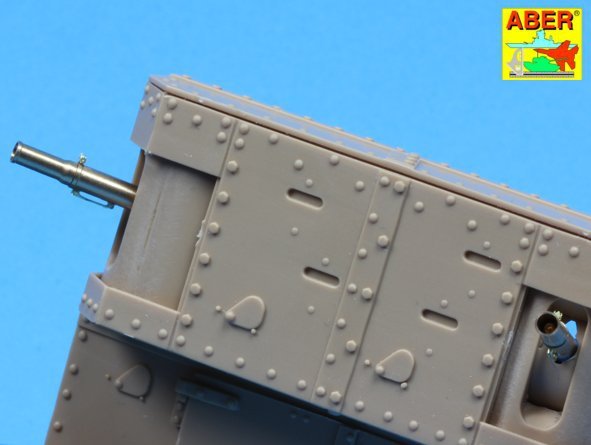 Aber 35L-156 Barrels for British WWI Tank Mark IV – Female 1/35 – imagen 5