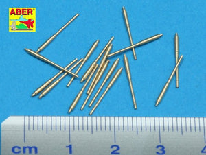 Aber 350L-14 Set of 16 pcs 105 mm SFLAK barrels SKC/33nt used in C/37 mount for German war ships 1/350 – image 3
