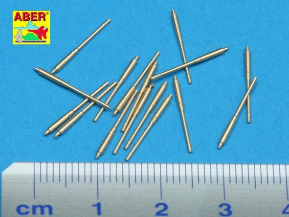 Aber 350L-14 Set of 16 pcs 105 mm SFLAK barrels SKC/33nt used in C/37 mount for German war ships 1/350 – image 3