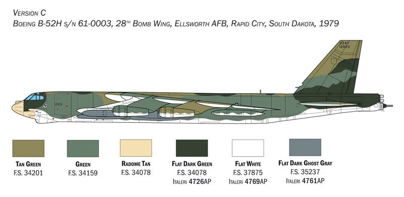 Italeri 1442 B-52H Stratofortress 1/72 – imagen 7