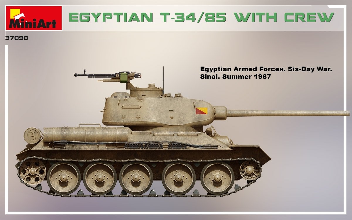MiniArt 37098 Egyptian T-34/85 1/35 – imagen 4