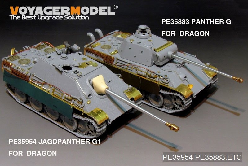 Voyager Model PE35954 WWII Jagdpanther G1 Version For DRAGON 6458/6494/6393/6758 1/35 – immagine 17