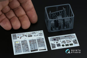 Quinta Studio QDS+32262 Tornado IDS German 3D-Printed &amp; coloured Interior on decal paper (Revell) (Small version) (with 3D-printed resin parts) 1/32