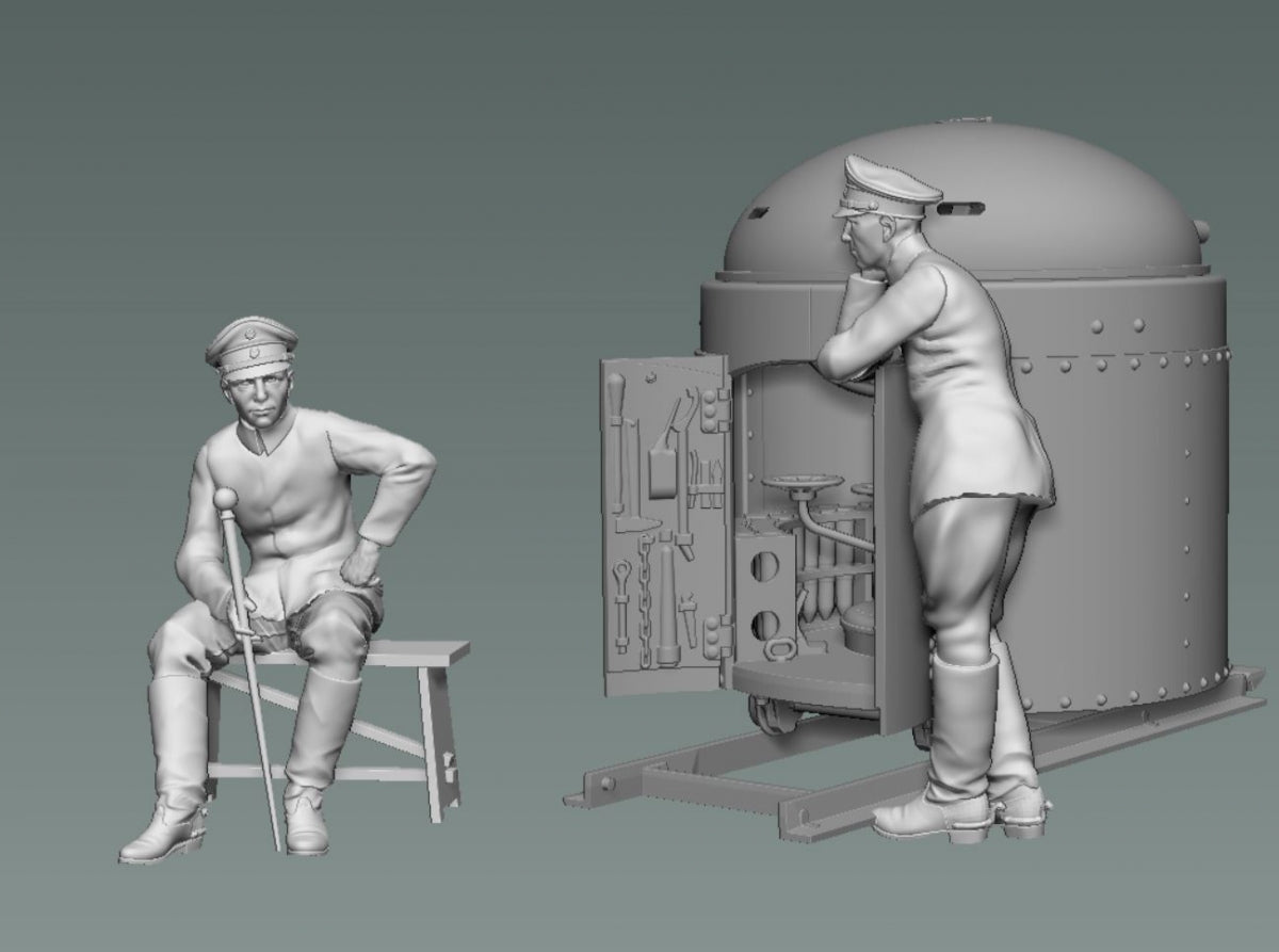 Copper State Models F35-050 Fahrpanzer german sitting officer 1/35 – immagine 3