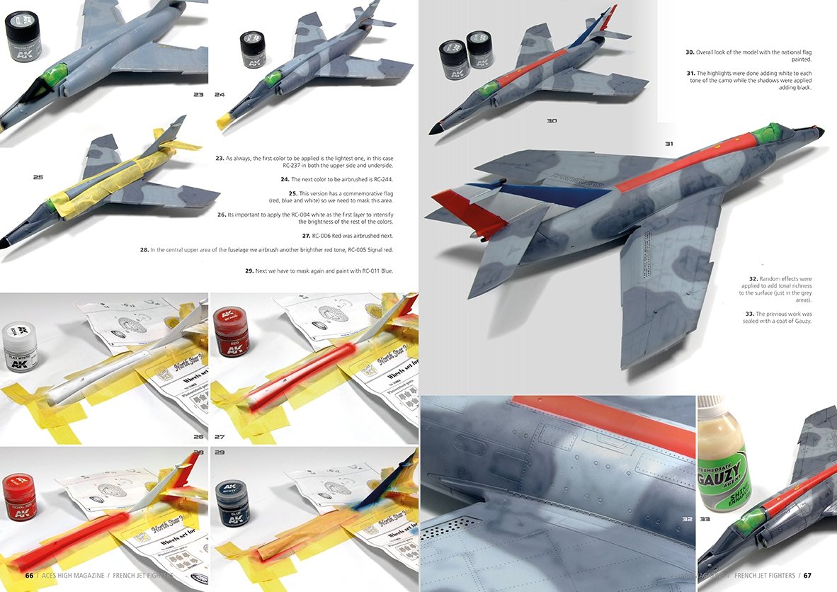 AK Interactive AK2931 ACES HIGH MAGAZINE ISSUE 15 FRENCH JET FIGHTERS – imagen 5
