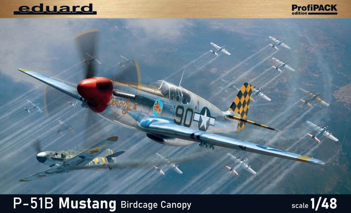 Eduard 82107 P-51B Mustang Birdcage canopy 1/48 – immagine 2