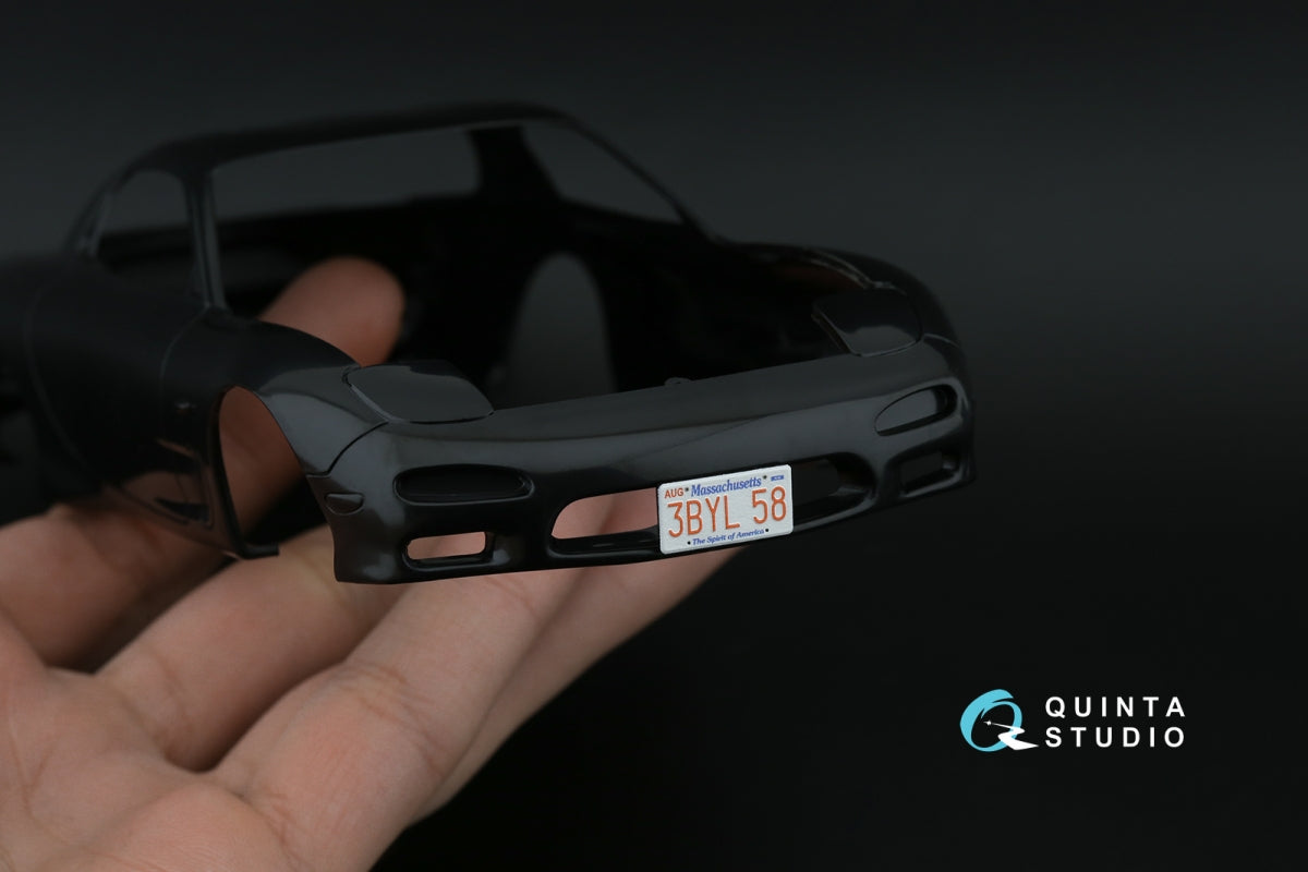 Quinta Studio QD+24015 Mazda RX-7FD 3D-Printed &amp;amp; coloured Interior on decal paper (Tamiya) (with metal sticker parts) 1/35 – zdjęcie 8