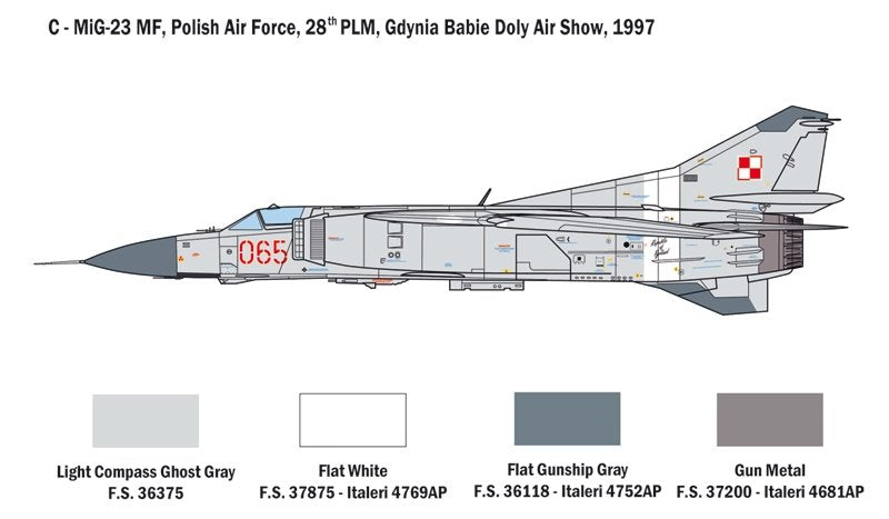 Italeri 2798 MiG-23 MF/BN FLOGGER 1/48 – image 3