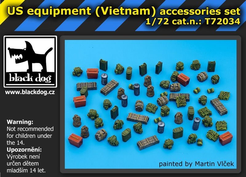 Black Dog T72034 US equipment Vietnam 1/72 – imagen 4
