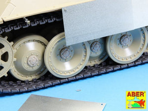Aber 25011 Side skirts for Panther G/Jagdpanther 1/25 – Bild 5