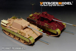 Voyager Model PE35936 WWII German Panther D w/&amp;quot;Stadtgas&amp;quot; Fuel Tanks Basic For MENG TS-038 1/35 – imagen 18