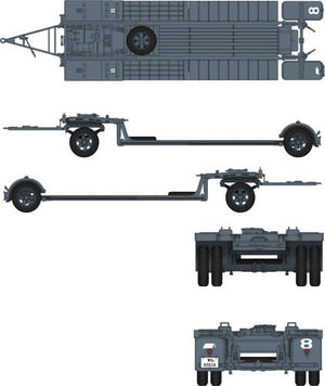 Das Werk DW35002 Sonderanhänger 115 10 Ton Tank Trailer Sd.Ah. 115 1/35 – immagine 3