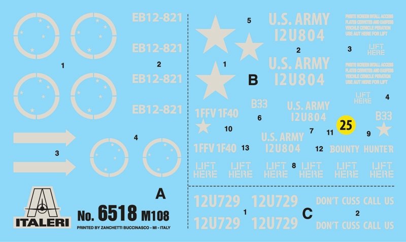 Italeri 6518 M108 1/35 – image 2