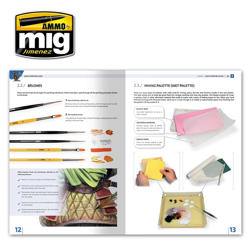 Ammo of Mig Jimenez 6220 ENCYCLOPEDIA OF FIGURES MODELLING TECHNIQUES VOL. 0 - QUICK GUIDE FOR PAINTING (English) – immagine 4