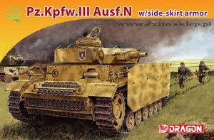 Dragon 7407 Pz.Kpfw.III Ausf.N w/side-skirt armor 1/72