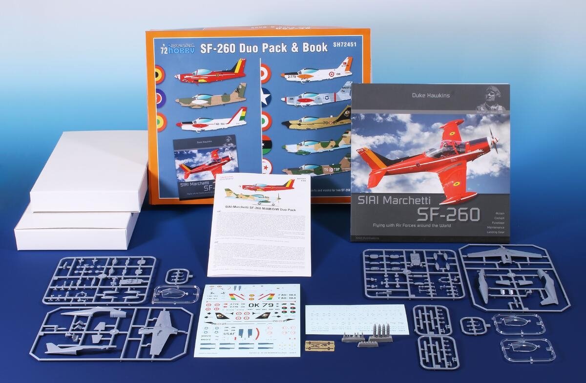 Special Hobby 72451 SIAI-Marchetti SF-260 Duo Pack &amp;amp; Livre 1/72 – image 2