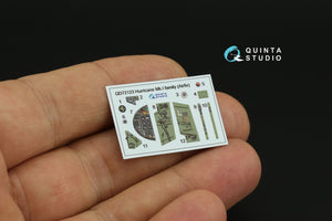 Quinta Studio QD72123 Hurricane Mk.I family 3D-Printed coloured Interior on decal paper (Airfix) 1/72 – Bild 4