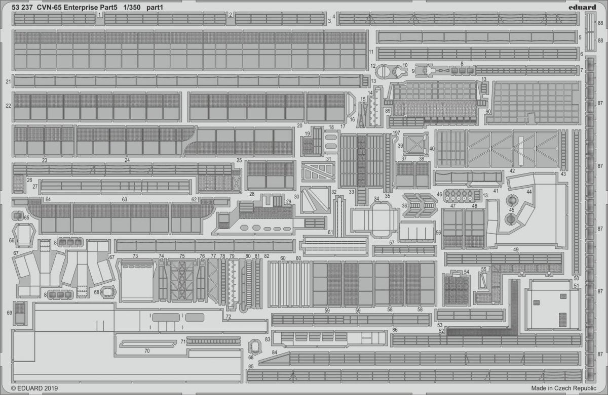 Eduard 53237 CVN-65 Enterprise pt.5 1/350 TAMIYA – zdjęcie 2