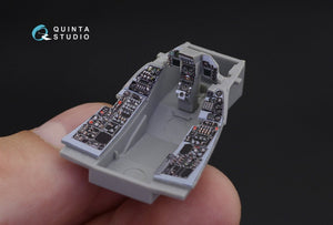 Quinta Studio QD48194 F-16С 3D-Printed &amp;amp; coloured Interior on decal paper (for Kinetic kit) 1/48 – imagen 6