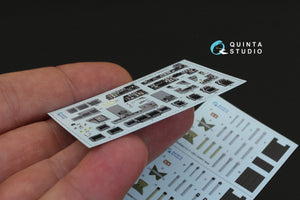 Quinta Studio QD48090 F-15E 3D-Printed &amp;amp; coloured Interior on decal paper (for GWH kit) 1/48 – imagen 4