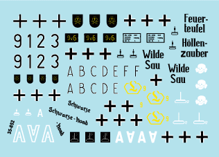 Star Decals 35-852 Grille Ausf H Sdkfz 138/1 1/35 – immagine 3