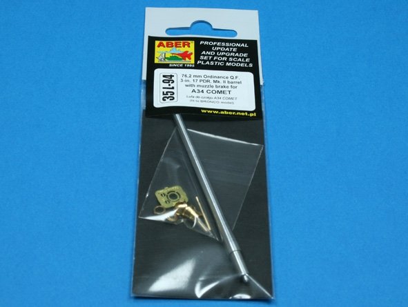 Aber 35L-094 Tank gun barrel for british A34 Comet 1/35 – imagen 6