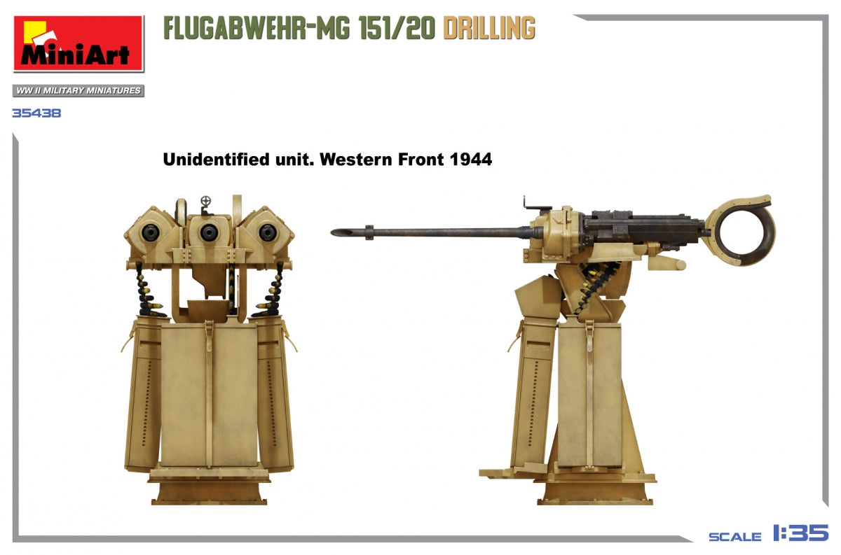 MiniArt 35438 FLUGABWEHR-MG 151/20 DRILLING 1/35 – imagen 8