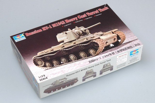 Trumpeter 07231 Russia KV-1 1942 Heavy Cast Turret Tank 1/72 – imagen 2