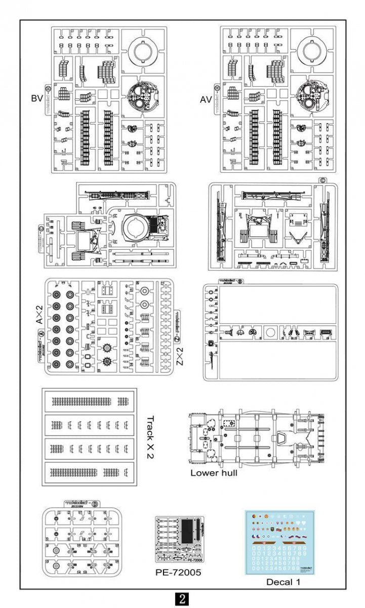 Modelcollect UA72128 Soviet Army T-64AV/BV 2 IN 1 Main Battle Tank 1/72 – zdjęcie 5