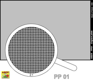 Aber PP01 Engrave plate (88 x 57mm) - pattern 01 – imagen 2