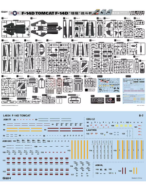 Great Wall Hobby L4834 F-14D Tomcat 1/48 – immagine 4