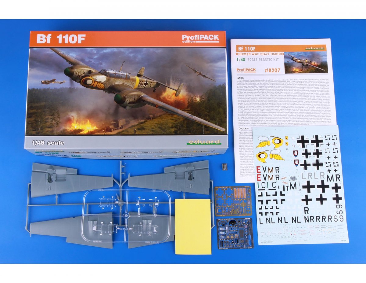 Eduard 8207 Bf 110F 1/48 – zdjęcie 2