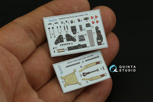 Quinta Studio QD48230 Fiat CR.42 3D-Printed &amp;amp; coloured Interior on decal paper (Italeri) 1/48 – imagen 6