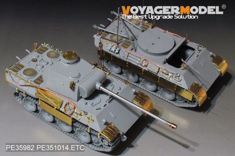 Voyager Model PE35982 WWII German Panther D Tank Early version Basic For TAKOM 2103 1/35 – imagen 11